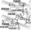 TOYOT 486320C011 Control Arm-/Trailing Arm Bush